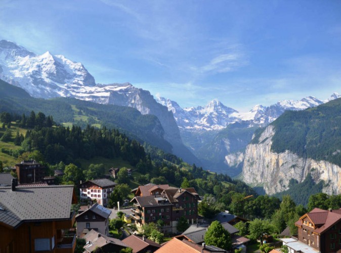 1_Wengen_Dorf_Jungfrauregion - Schoene Aussichten Tourisik